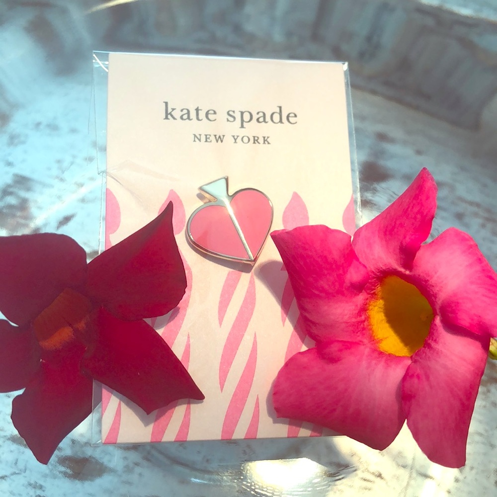 Kate Spade ♠️ New York PINK 💗 PIN with Gold 💛